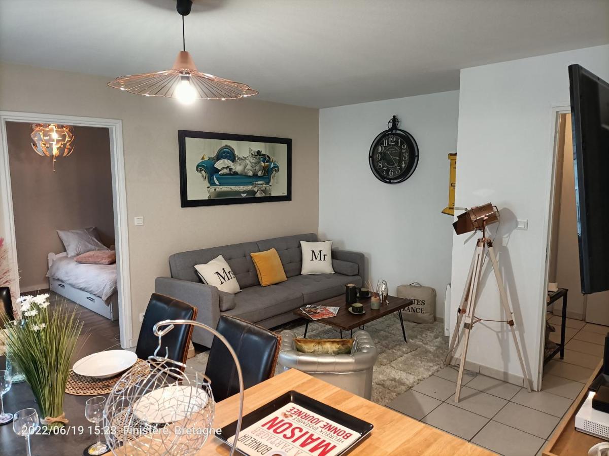 L'Escale N°13 :Appartement Standing Dans Residence Brest Eksteriør billede